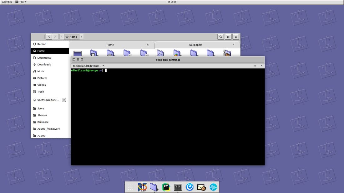 linux mac os 9 theme